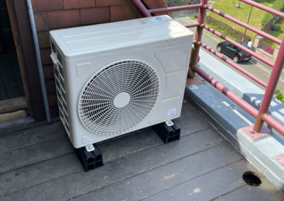 Wallonie installation de climatisation sur balcon