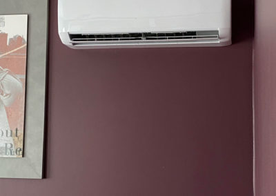 la clim réversible poser dans une maison en Belgique