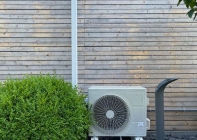 climatisation à l'extérieur d'un bâtiment en Wallonie